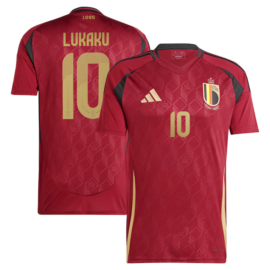 Maillot Belgique Enfant Domicile Euro 2024 Lukaku