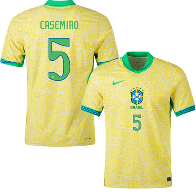 Maillot Bresil Domicile 2024 2025 Casemiro