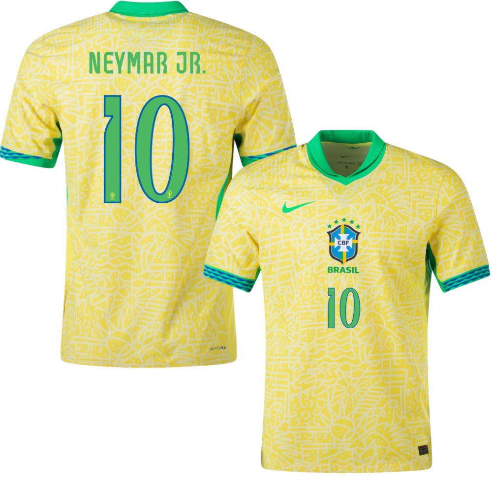 Maillot Bresil Domicile 2024 2025 Neymar Jr.