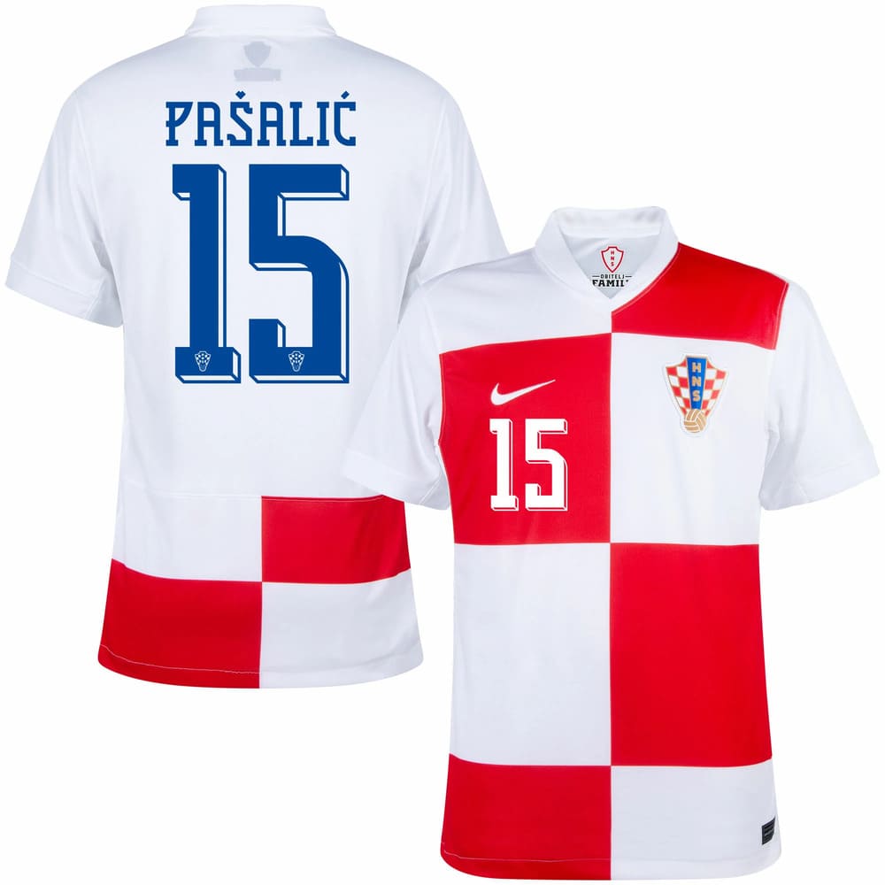 Maillot Croatie Domicile Euro 2024 Pasalic