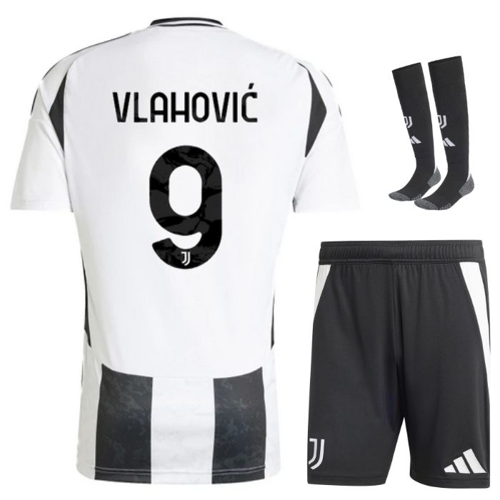 Maillot Kit Enfant Juventus Domicile 2024 2025 Vlahovic (1)