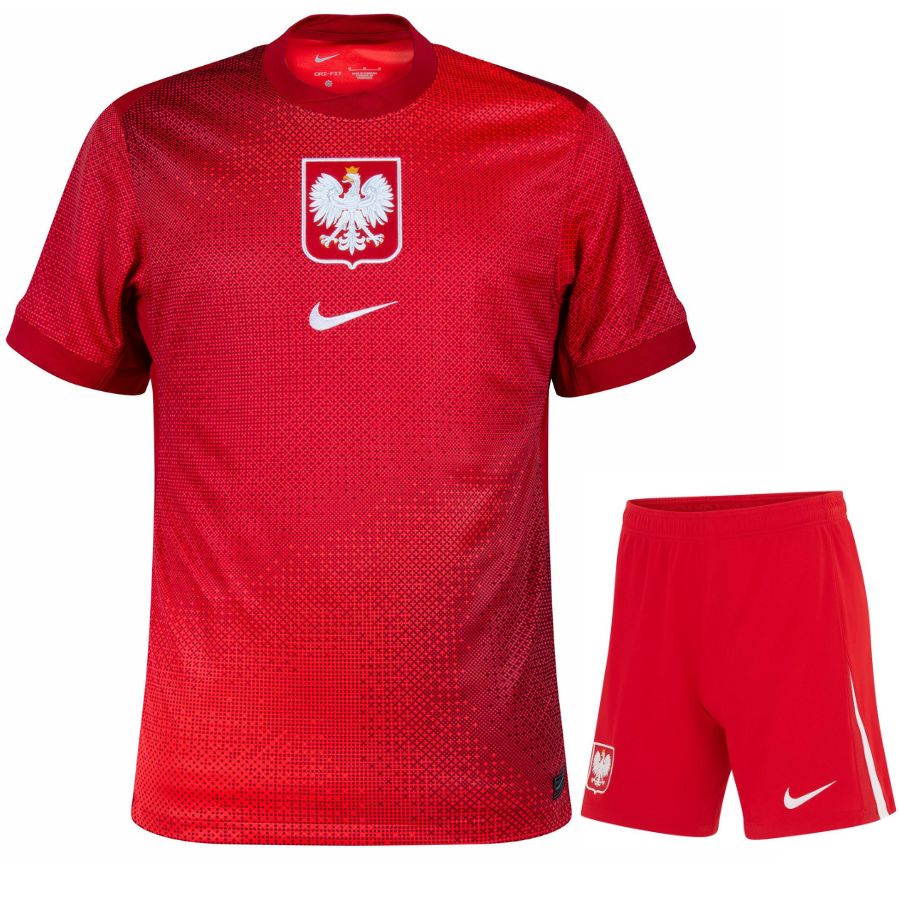 Maillot Kit Enfant Pologne Exterieur Euro 2024