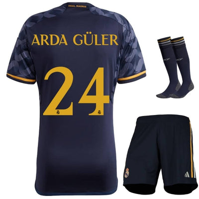 maillot-kit-enfant-real-madrid-exterieur-2023-2024-arda-guler-1