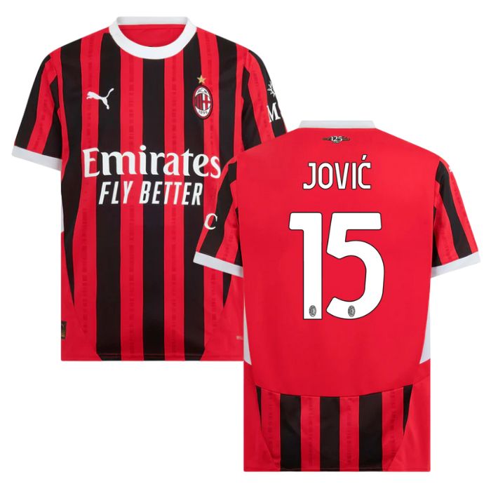 Maillot Milan AC Domicile 2024 2025 Jovi?