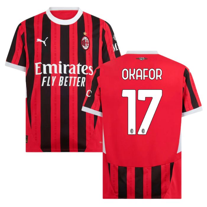 Maillot Milan AC Domicile 2024 2025 Okafor