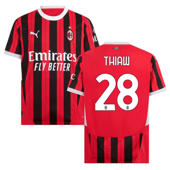 Maillot Milan AC Domicile 2024 2025 Tomori