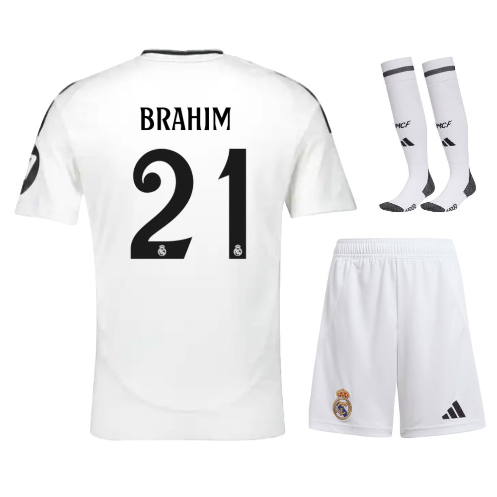 Maillot Kit Enfant Real Madrid Domicile 2024 2025 Brahim