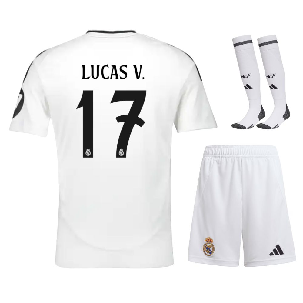 Maillot Kit Enfant Real Madrid Domicile 2024 2025 Lucas