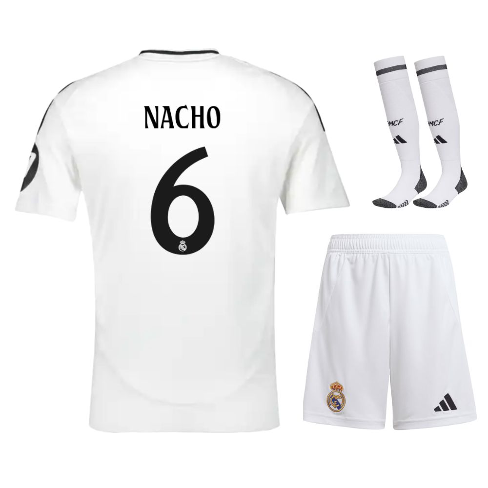 Maillot Kit Enfant Real Madrid Domicile 2024 2025 Nacho