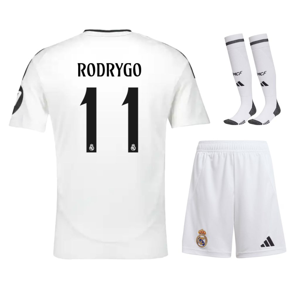 Maillot Kit Enfant Real Madrid Domicile 2024 2025 Rodrygo