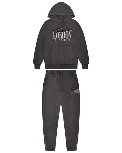 New Trapstar London Tracksuit Enzyme Black